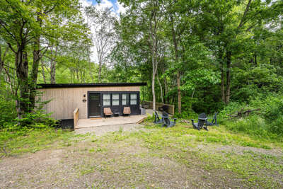 Modern Tiny Home, Wraparound Deck