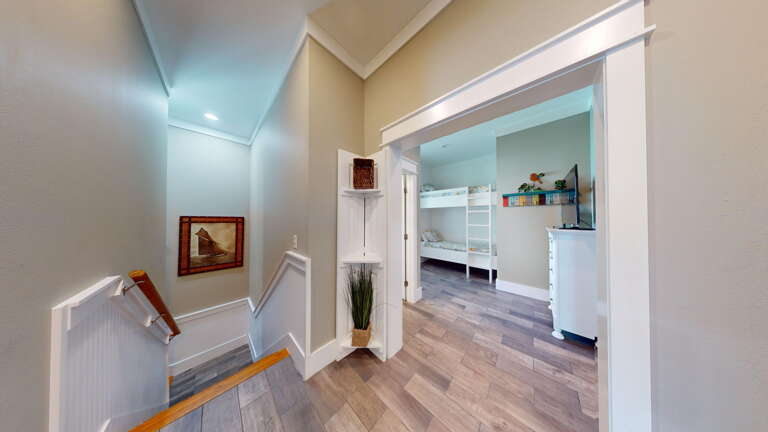 top of stair landing