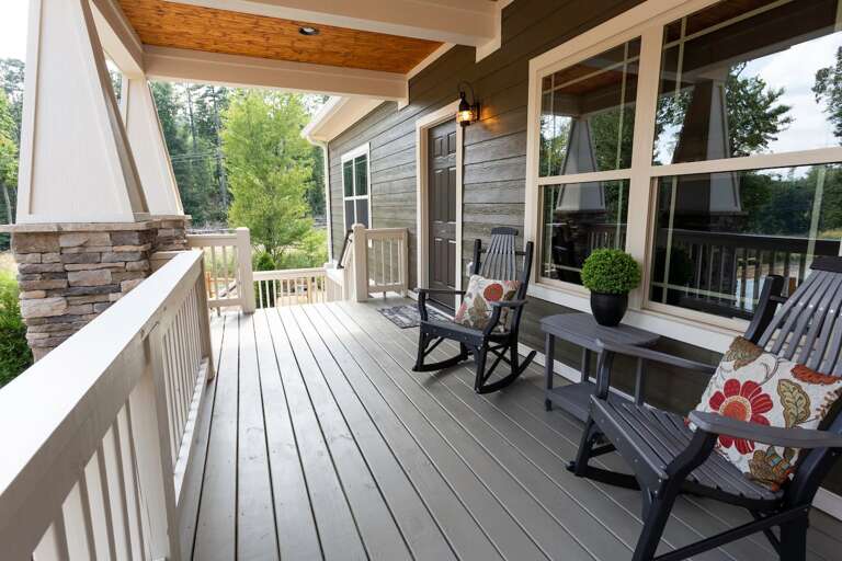Relax in the rockers on the front deck