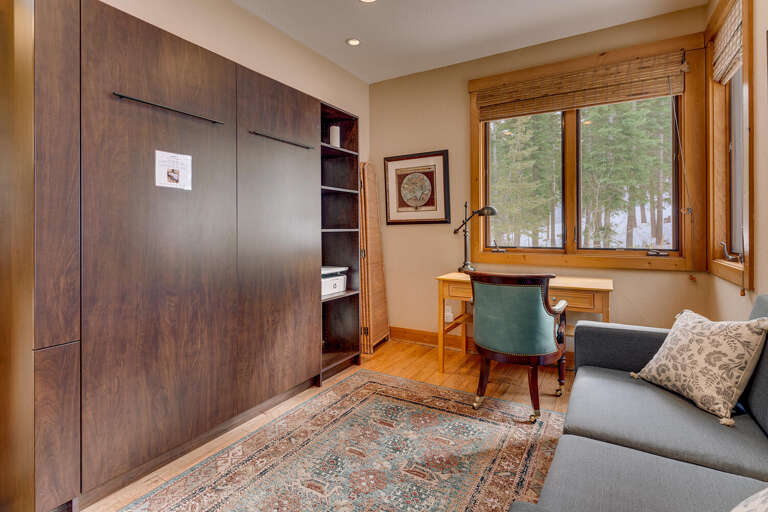 Bedroom #1 Primary Suite - King with Double Murphy Bed - Floor 1