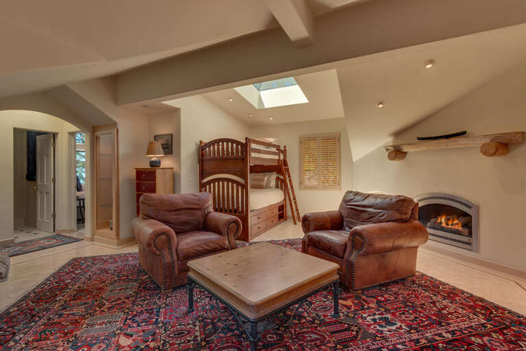 Bedroom #5 Twin / Twin Bunk Bed and Trundle Bed in Upstairs Family Room - Floor 3