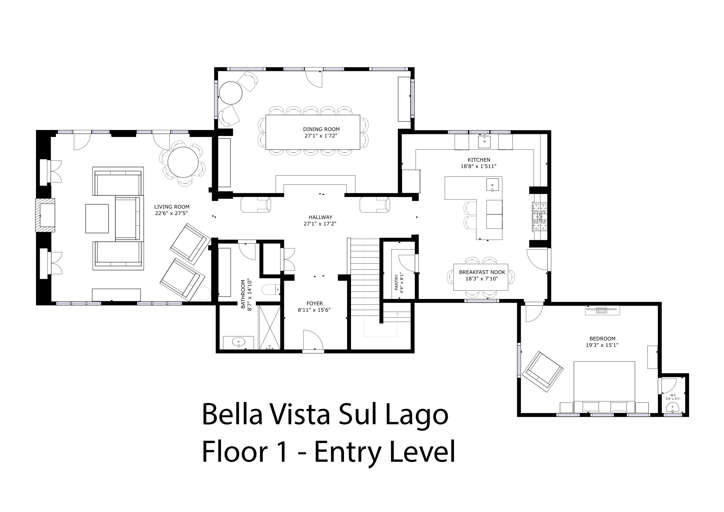 Bella Vista Sul Lago Floor 1 - Entry Level