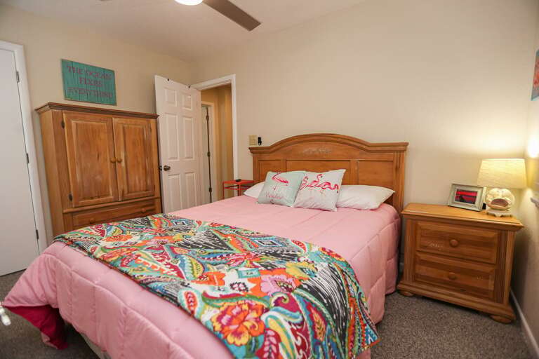 Bedroom 3 2024; Queen with Deck Access and Flat Screen Television - Level 2