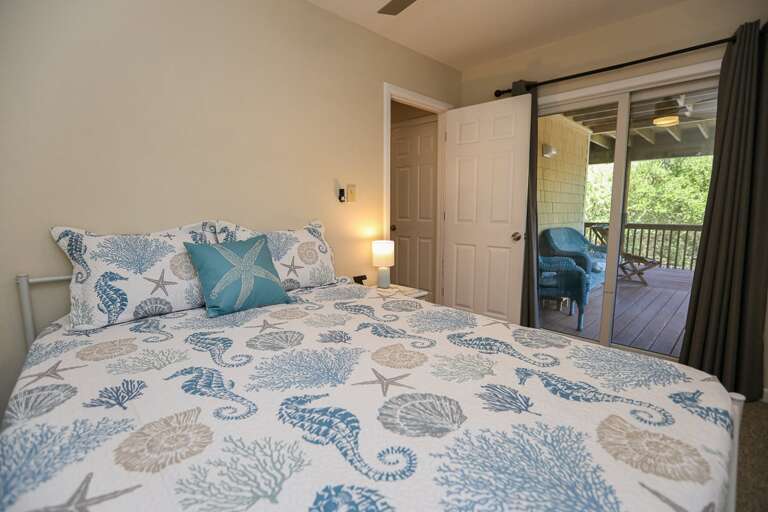 Bedroom 4 2024; Queen with Deck Access and Flat Screen Television - Level 2