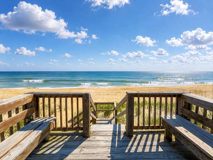 Community Walkway To Beach
