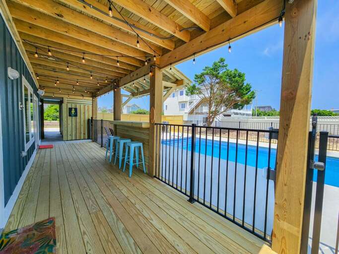 Outside Bar & Covered Patio 2023