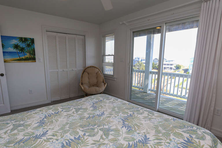 Bedroom 2 2024; Queen with sliding doors to deck - Level 2 Bedroom 2 2024; Queen with sliding doors to deck - Level 2