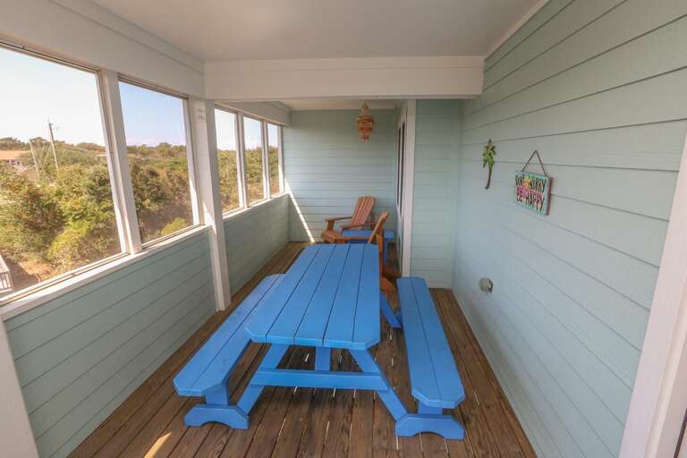 Screened in Porch 2019; off of Kitchen