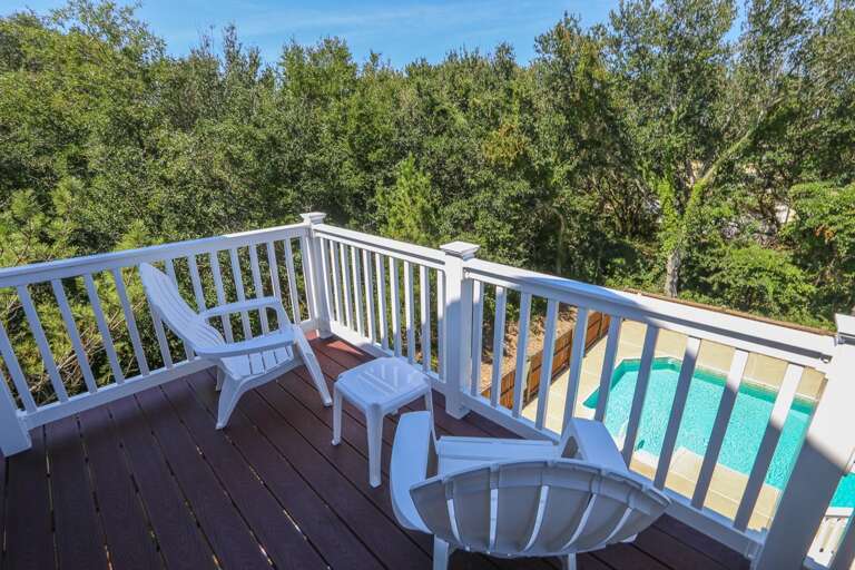 Deck off Bedroom 2 2019