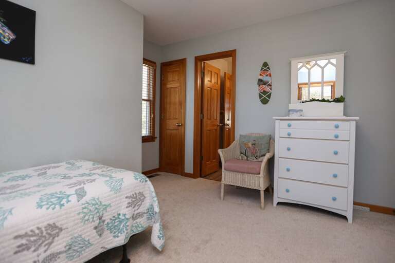 Bedroom 5 2024; 2 Twins with shared bath to bedroom 4 - Level 2 Bedroom 5 2024; 2 Twins with shared bath to bedroom 4 - Level 2