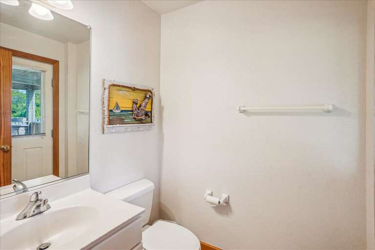 Bathroom 6 2024; off Recreation Room & has outside door access