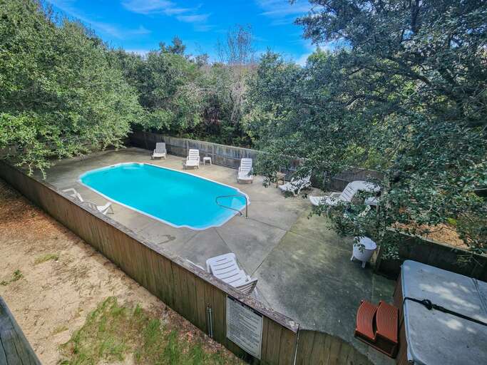 Covered Deck View 2023