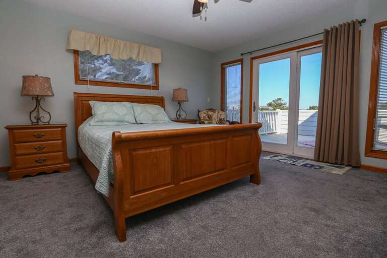 Bedroom 4 2022 - Queen with Private Deck - Level 3