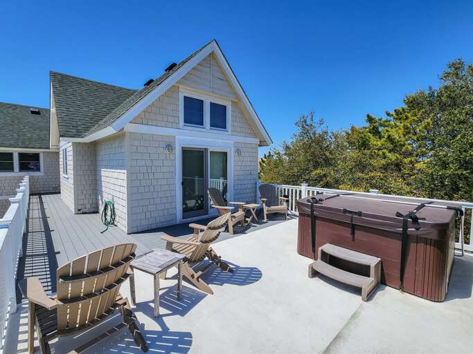 Hot Tub 2023; off Bedroom 1 Hot Tub 2023; off Bedroom 1