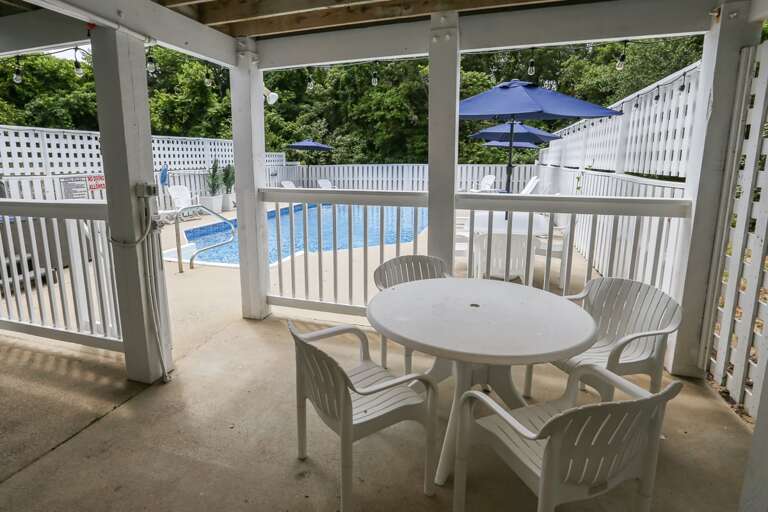 Covered Seating Area 2024