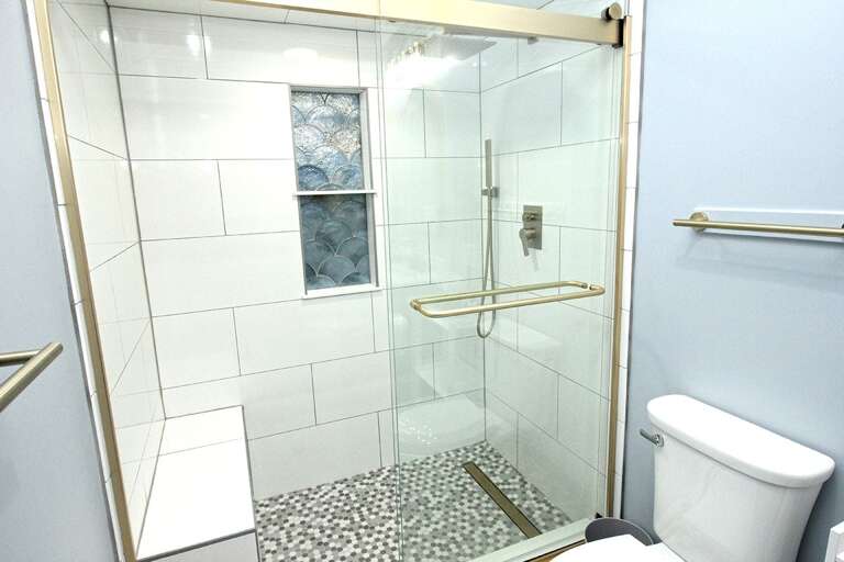 Private bath - Remodeled Shower 2025
