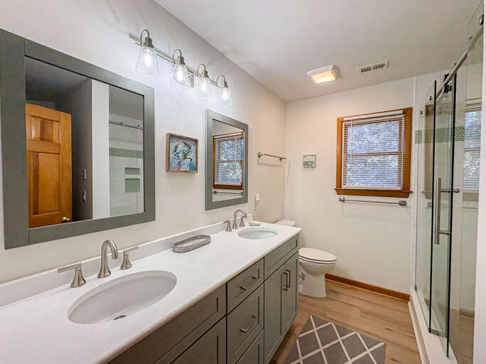 Bathroom 1 2026 shared with hall and bedroom 1