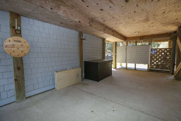 Outside Shower & Game Area 2022