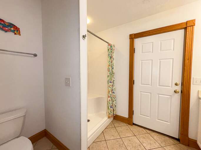 Bathroom 6 2025 - Door leading to outside shoewr