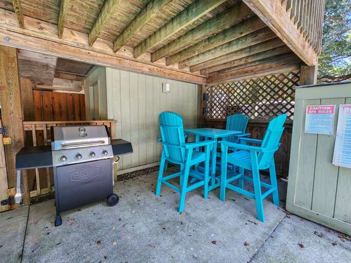 Gas Grill In Pool Area 203