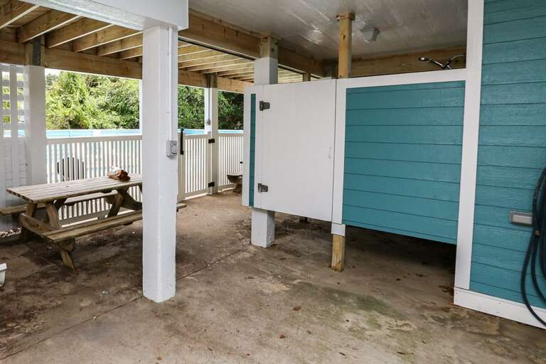 Carport Area with Enclosed Outdoor Shower 2024