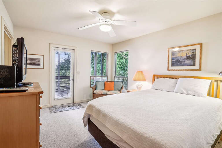 Bedroom 4 2024; Queen with screen porch access - Level 1