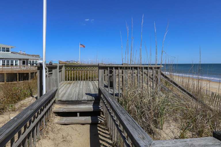 Walkway to private beach access 2025