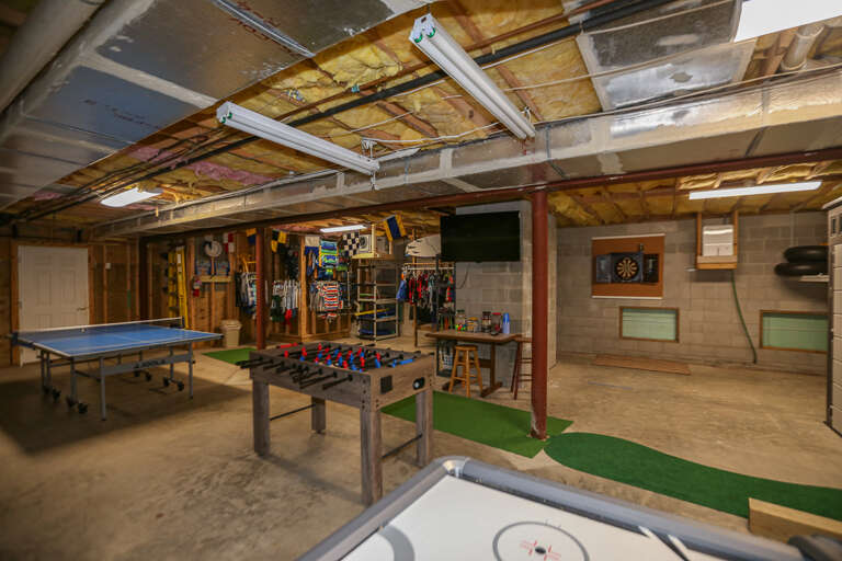 Basement Game Room 2024