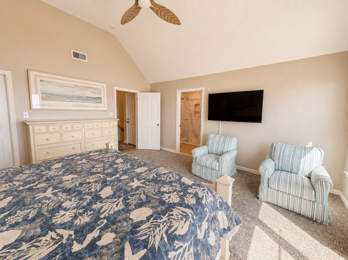 Bedroom 2 2026 - King with Private Bath and Private Deck Access