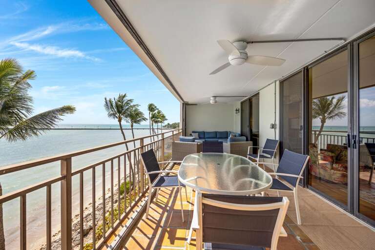 Private Balcony with seating