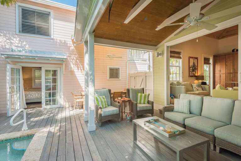 Covered Patio Casa Caribe Key West