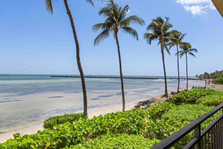 Oceanfront view from balcony