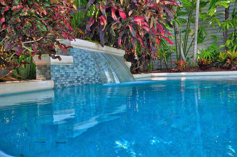 Private Pool with Waterfall Louisa's Hideaway Key West