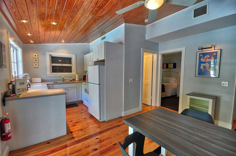 Kitchen and Dining Area Pete's West Cottage Key West Kitchen and Dining Area Pete's West Cottage Key West