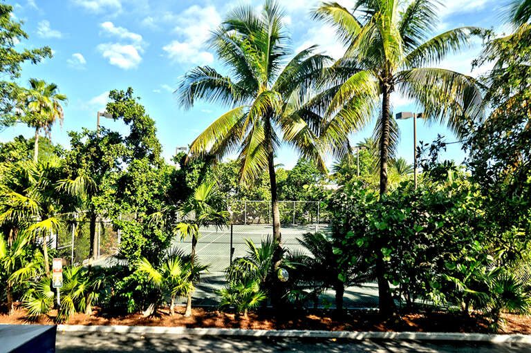 Tennis Court Vista Fresco at 1800 Atlantic
