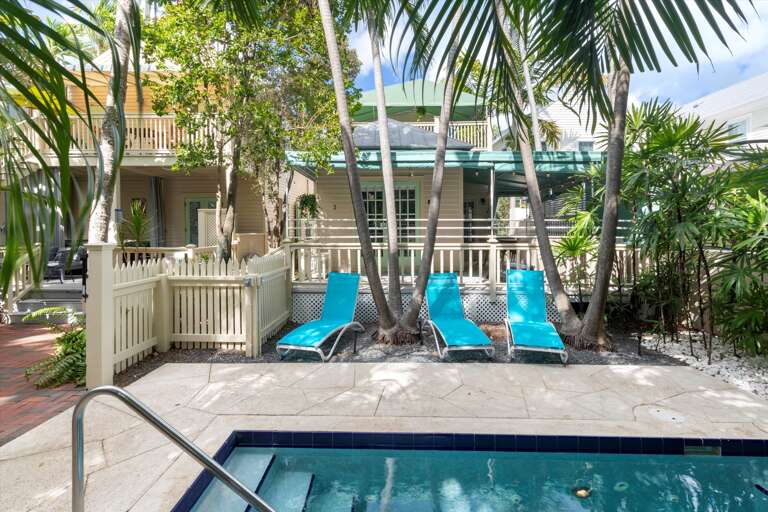 Shared heated pool Shared heated pool