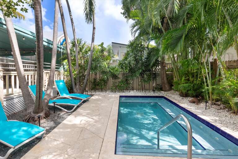 Shared heated pool Shared heated pool