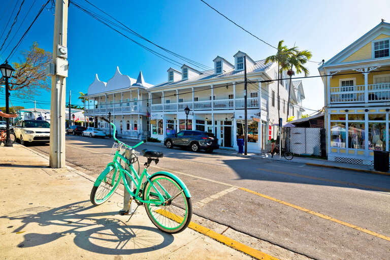 The Cuban Club Duval Street facade.  Cayo Hueso Suite faces the back of the building.