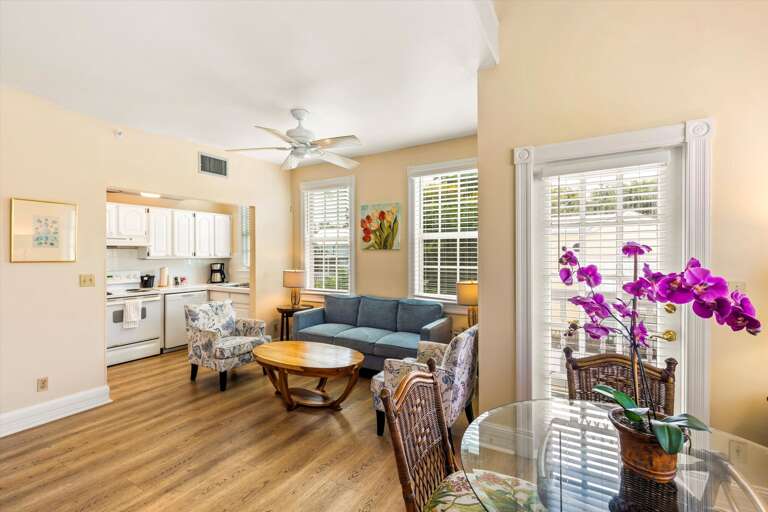 Full view from bottom of stairs