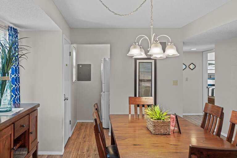 Dining and Laundry Area Dining and Laundry Area