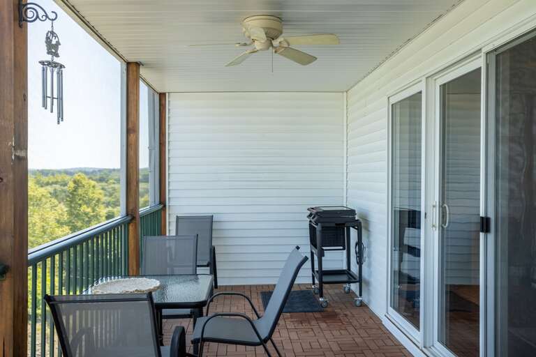 Screened Deck View 6