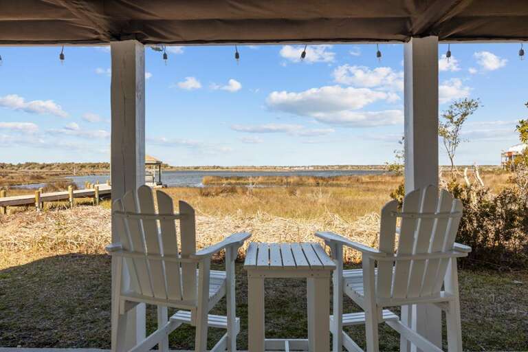 Outdoor Covered Seating Area