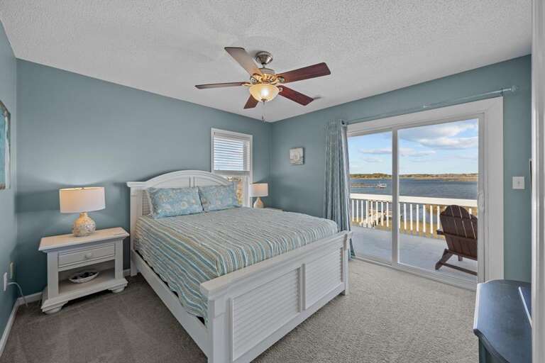 Bedroom 2 - Queen - Waterfront Deck Access