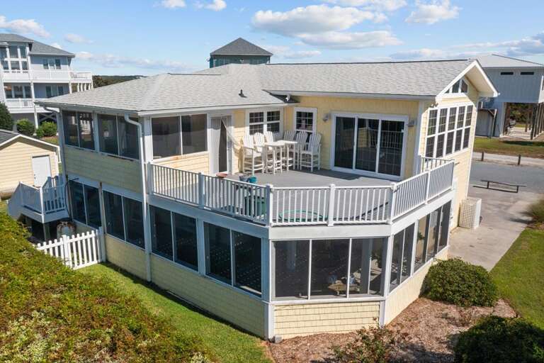 Lots of Deck Space and Screened Porch