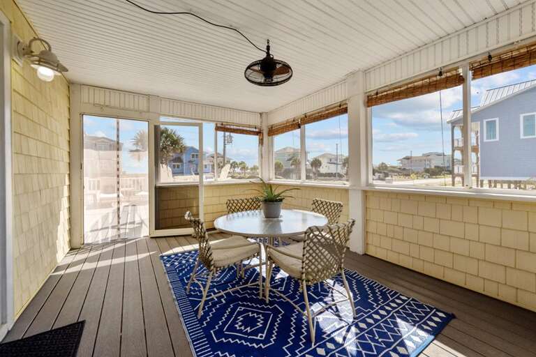 Top Level Screened Porch - Access to Open Deck