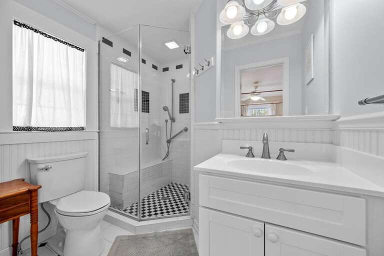 Bedroom 1 Private Bath - Walk-In Shower