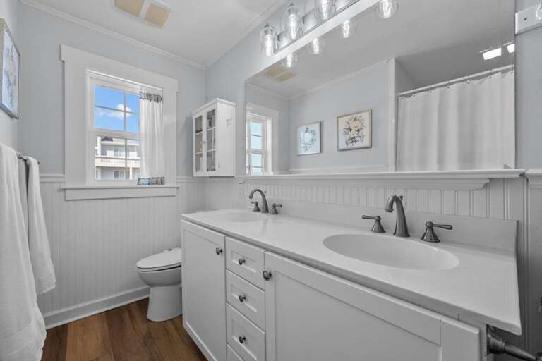 Bathroom 2 Top Level - Shower and Soaking Tub