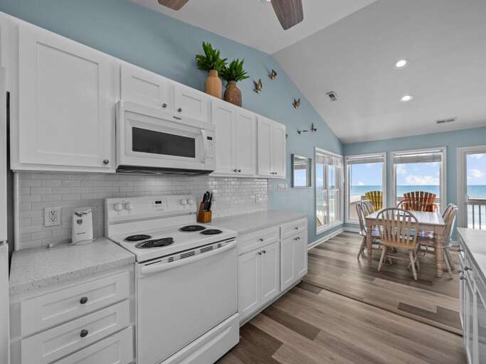 Kitchen - Ocean Views