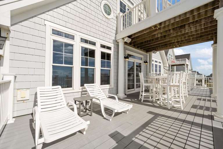 Deck Off Living and Dining Area