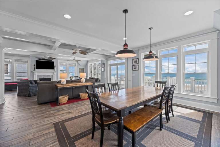 Main Living and Dining Area - Walls of Glass